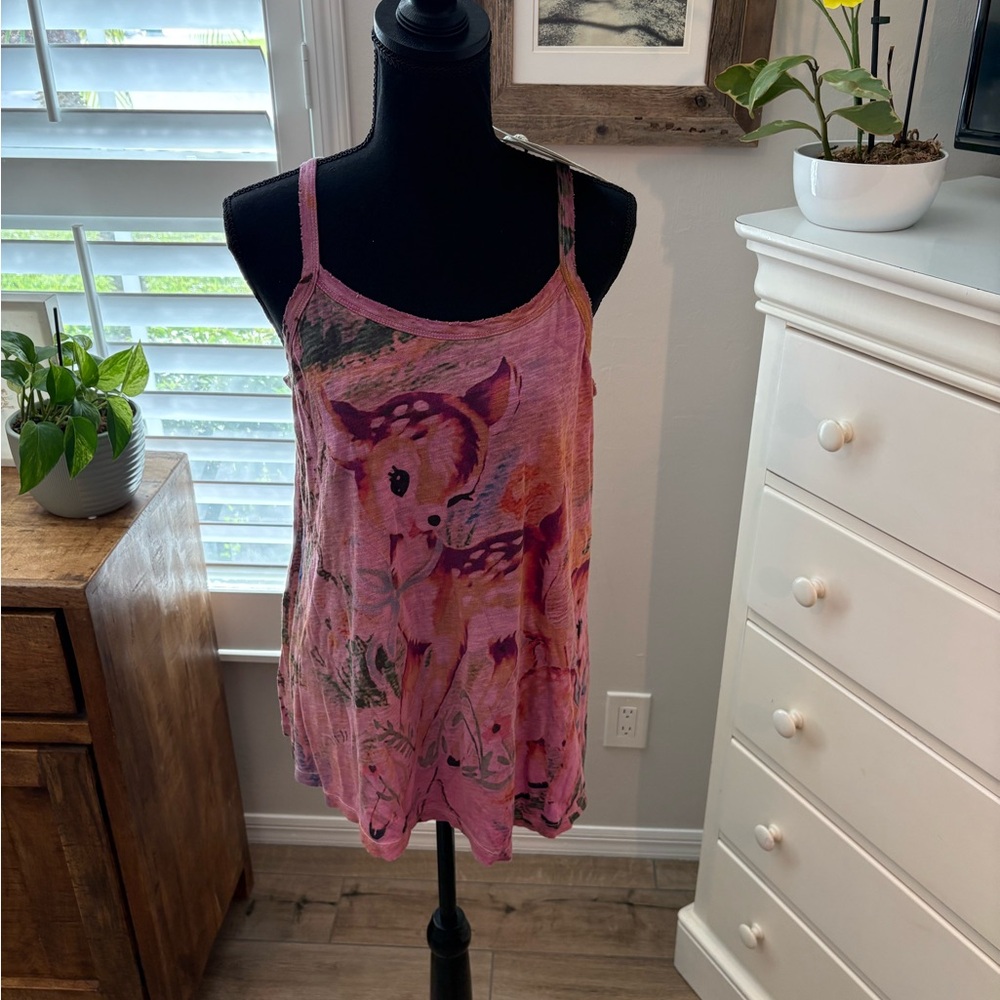 Magnolia Pearl NWT Dama Dama Lana Tank 363 in Lychee Blossom, OSFM